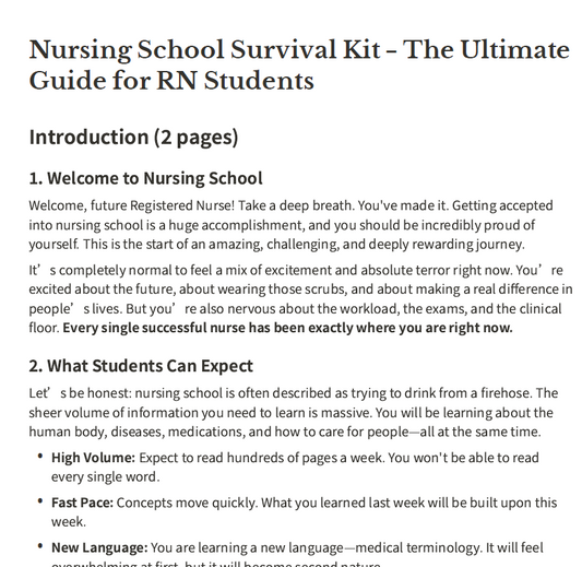 EBOOK GUIDE NURSING SCHOOL