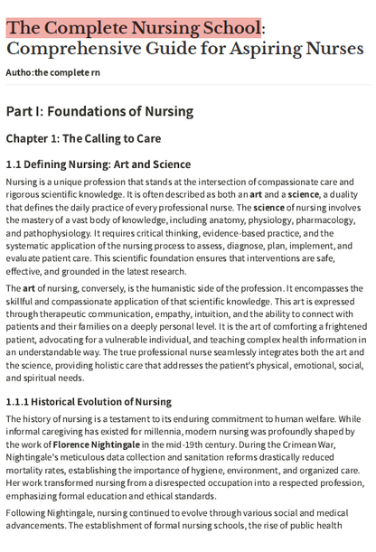 eBook the complete nursing school/the complete rn